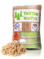 Olczyk pelety paleta 65 pytlů 975 kg dřevěné palivo - Obrázek 2