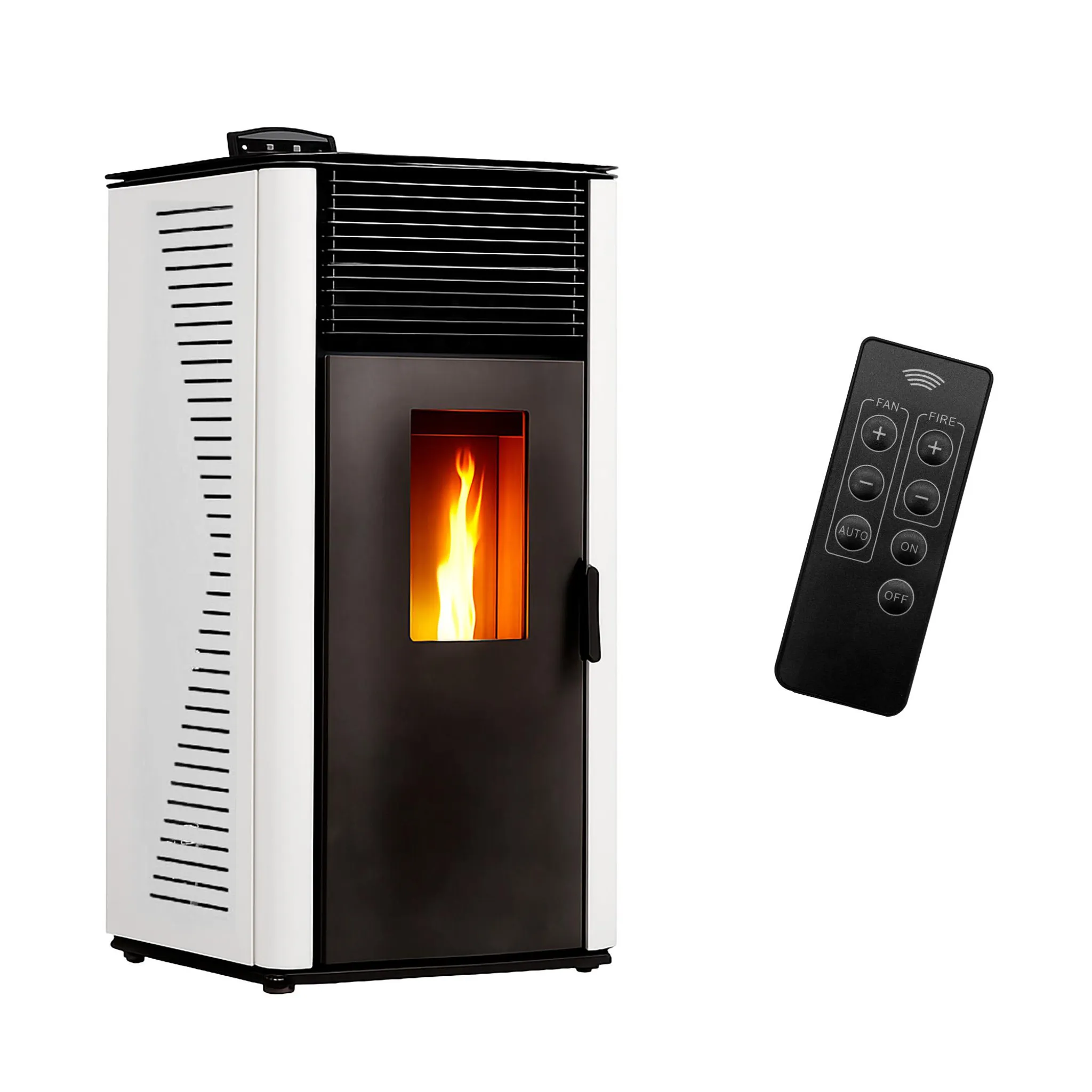 dsq Vzduchová kamna na pelety Anita 12 kW Sannover White - Obrázek 1